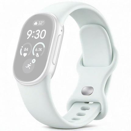 For Google Fitbit Edge Watch Band Silicone Wrist Strap with Figure Eight Buckle