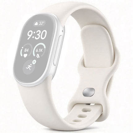 For Google Fitbit Edge Watch Band Silicone Wrist Strap with Figure Eight Buckle