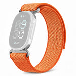 For Google Fitbit Edge Watch Band Magic Tape Nylon Woven Replacement Wrist Strap
