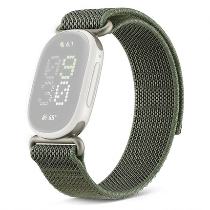 For Google Fitbit Edge Watch Band Magic Tape Nylon Woven Replacement Wrist Strap
