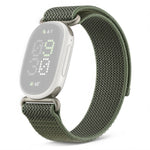 For Google Fitbit Edge Watch Band Magic Tape Nylon Woven Replacement Wrist Strap