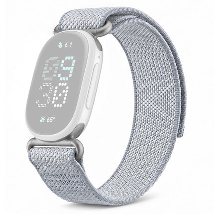 For Google Fitbit Edge Watch Band Magic Tape Nylon Woven Replacement Wrist Strap