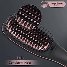 Vega Professional Pro Cera Shine Hair Straightener Brush