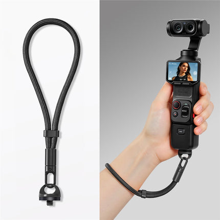 21cm Hand Strap for Insta360 Luna Ultra Camera Adjustable Wrist Lanyard Anti-Lost Self-Locking Buckle Polyester Rope
