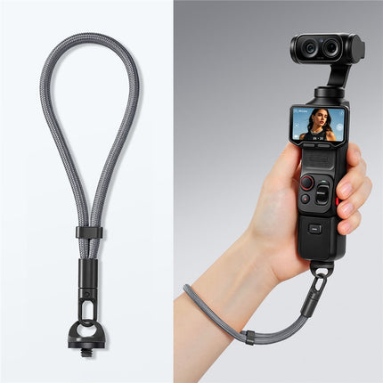 21cm Hand Strap for Insta360 Luna Ultra Camera Adjustable Wrist Lanyard Anti-Lost Self-Locking Buckle Polyester Rope