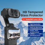AMAGISN Insta360 Luna Ultra Screen & Lens Protector Kit – 2+2 Tempered Glass