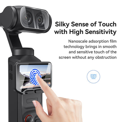 AMAGISN Insta360 Luna Ultra Screen & Lens Protector Kit – 2+2 Tempered Glass