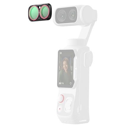 TELESIN Insta360 Luna Ultra CPL VND Black Diffusion 1/4 Filter Kit