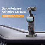 SUNNYLIFE LU-DZ267 Quick Release Adhesive Car Mount Base for Insta360 Luna Pro / Luna Ultra Plastic Camera Mount