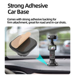 SUNNYLIFE LU-DZ267 Quick Release Adhesive Car Mount Base for Insta360 Luna Pro / Luna Ultra Plastic Camera Mount