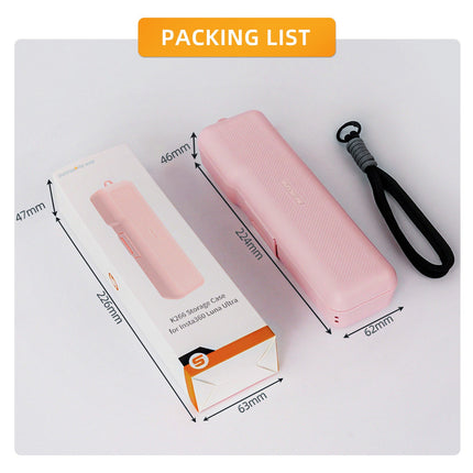 SUNNYLIFE LU-K266 for Insta360 Luna Ultra Protective Storage Case Drop Protection 3 Filter Slots Plastic Carrying Box