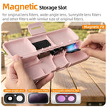 SUNNYLIFE LU-K266 for Insta360 Luna Ultra Protective Storage Case Drop Protection 3 Filter Slots Plastic Carrying Box