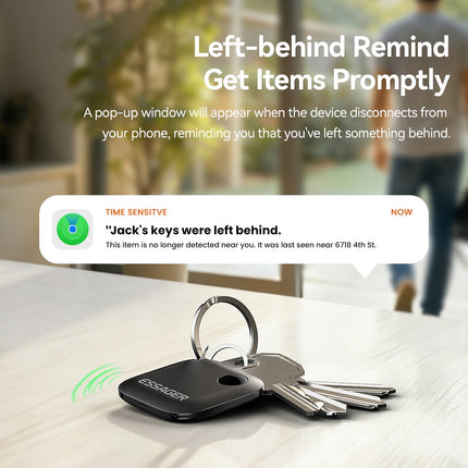 ESSAGER WWQ Smart Bluetooth Item Tracker – Find My Compatible Key Finder