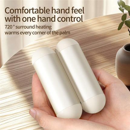 M2 2Pcs 3000mAh Magnetic Detachable Hand Warmer 3-Speed Adjustable Portable Heater