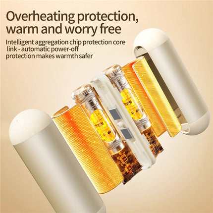 M2 2Pcs 3000mAh Magnetic Detachable Hand Warmer 3-Speed Adjustable Portable Heater