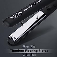 VEGA Professional Pro Sleek Titanium Hair Straightener