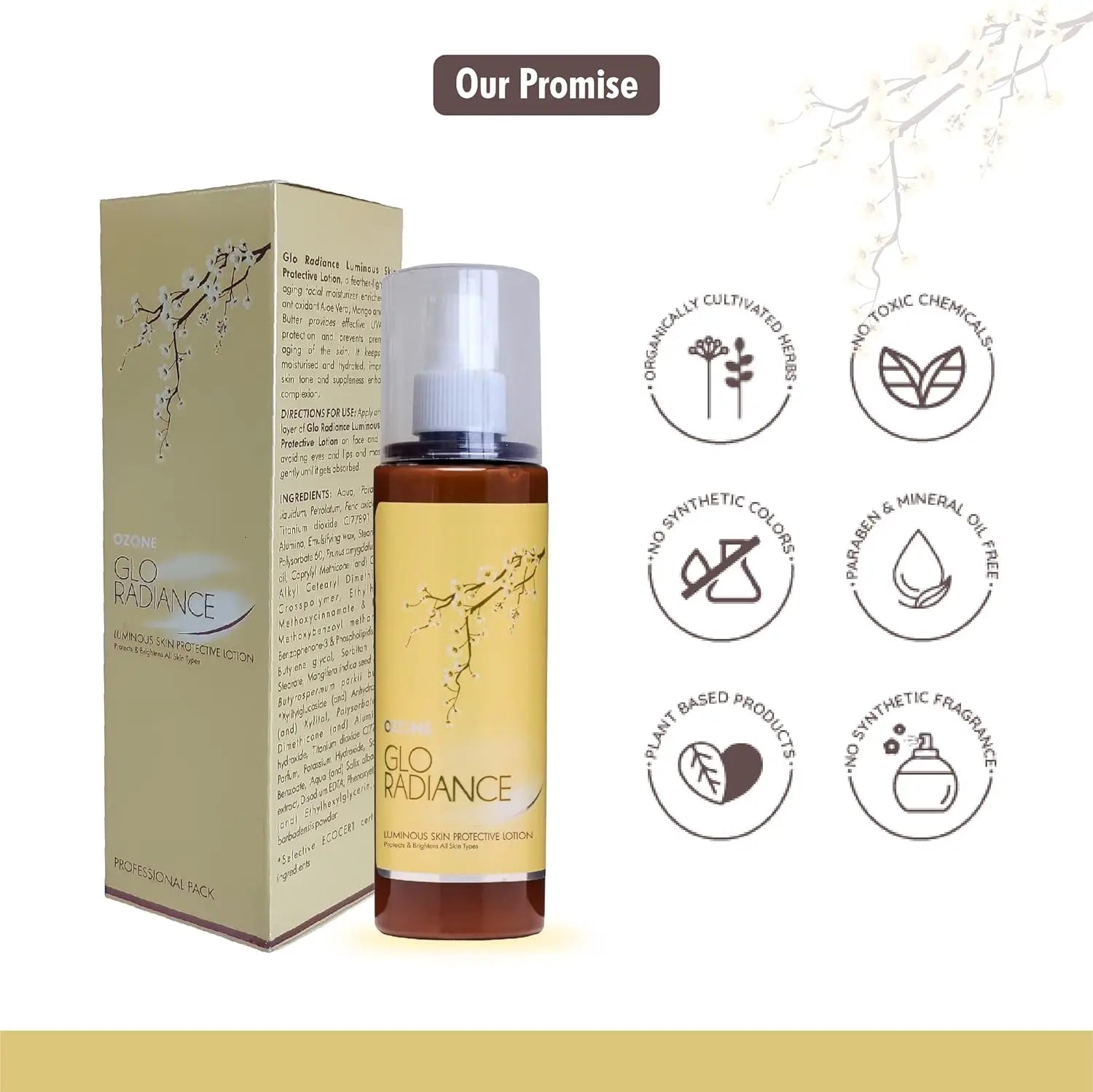 Ozone Glo Radiance Luminous Skin Protective Lotion