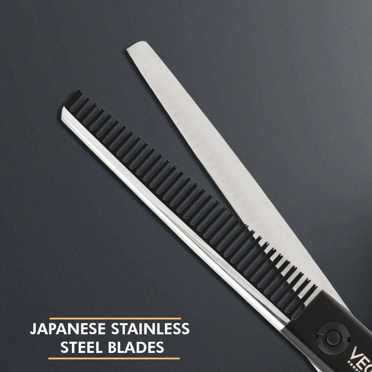 Vega Professional Carbon Crest Thinning Black Line