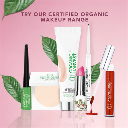 Texture of Organic Harvest Velvet Matte Liquid Lipstick, featuring a smooth application and rich pigmentation.