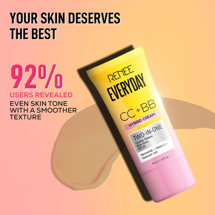 RENEE BB Cream with SPF 20 - Hot Coffee shade, this bb cream with spf corrects redness while delivering lightweight coverage.