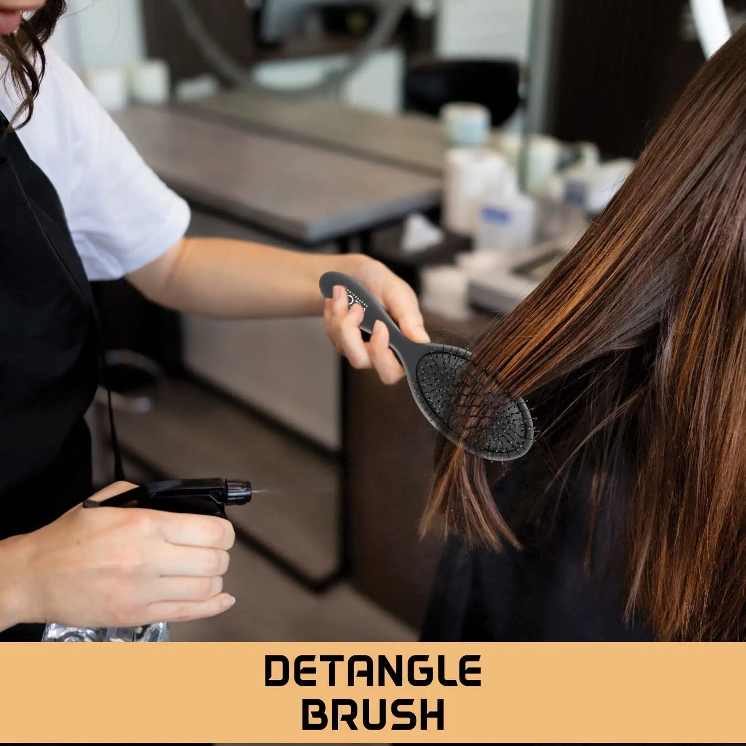 Vega Professional Detangle Hair Brush with Ionic Bristles