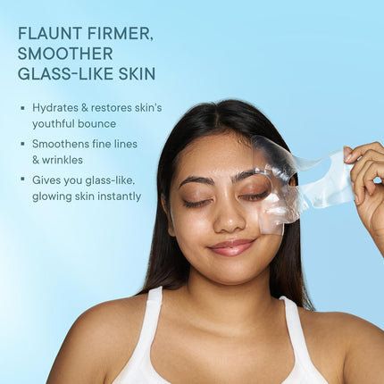 Quench Snail Mucin Korean Collagen Boost Mask used during nighttime skincare routine, promoting its effectiveness as a Korean snail mucin mask.