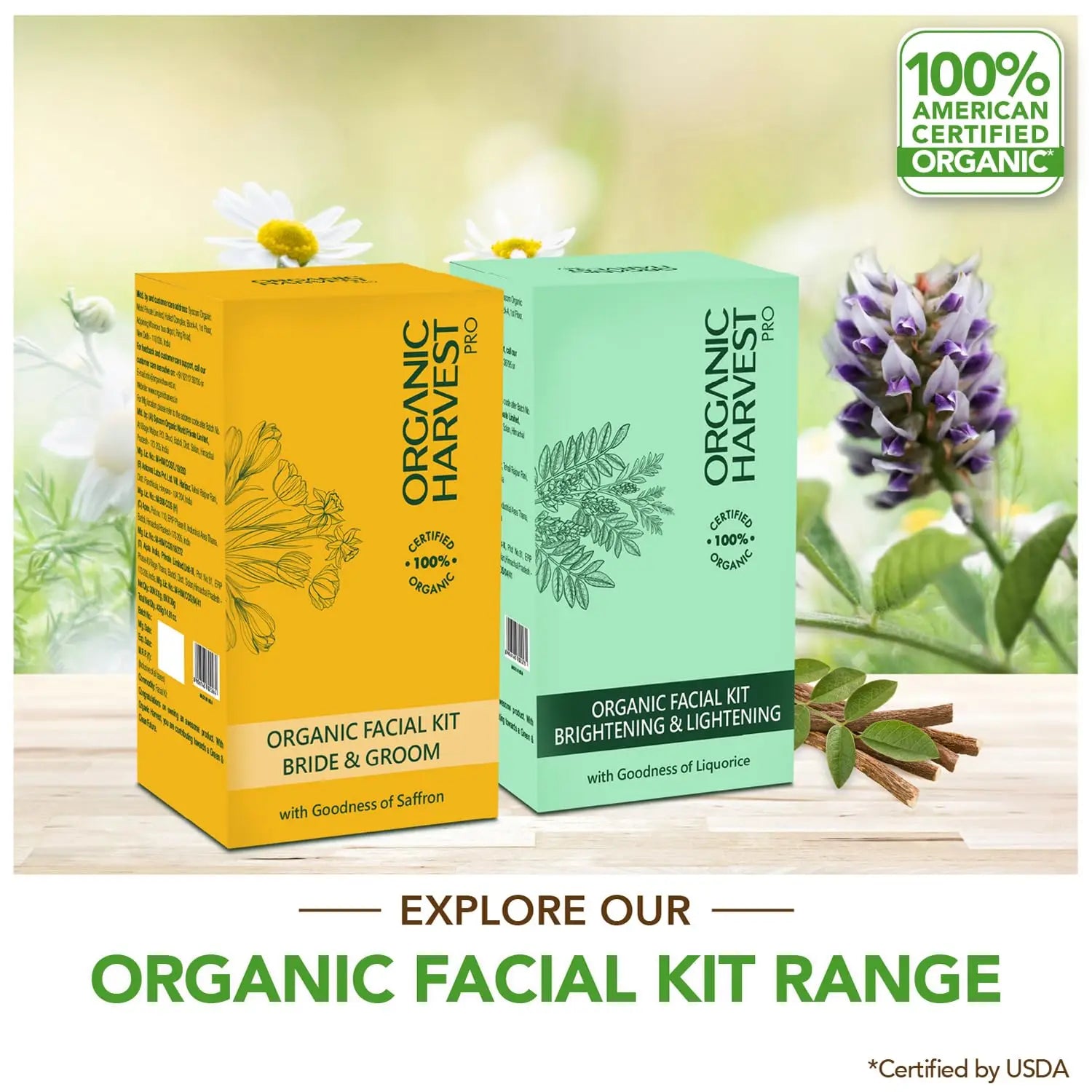 Organic Harvest Bride and Groom 6-step Facial Kit