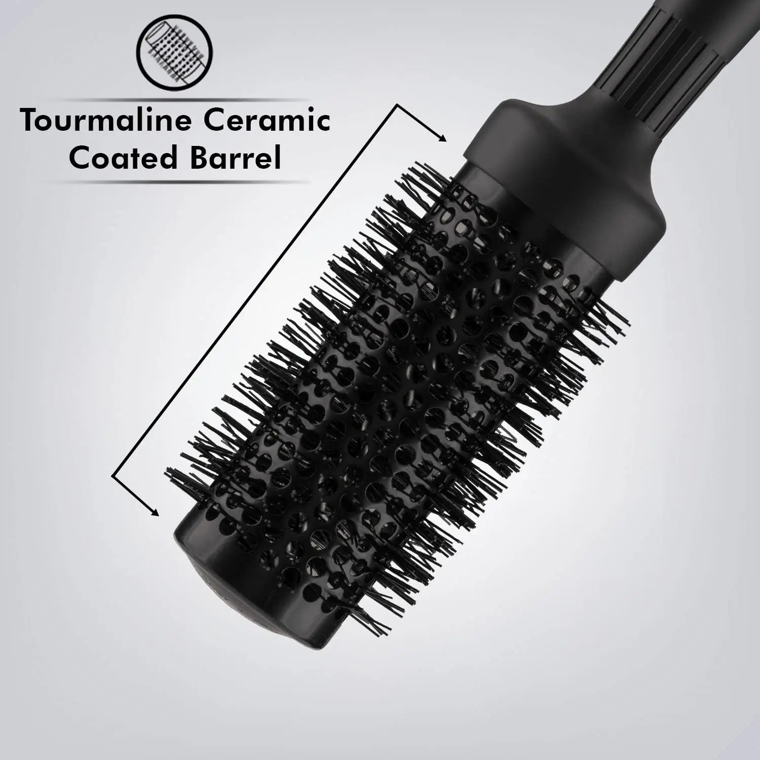 Vega Professional Carbon Round Brush 43mm - Heat Resistant