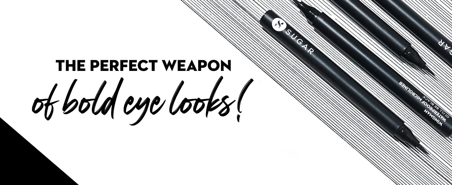 SUGAR Cosmetics Wingman Waterproof Microliner 01 I’ll