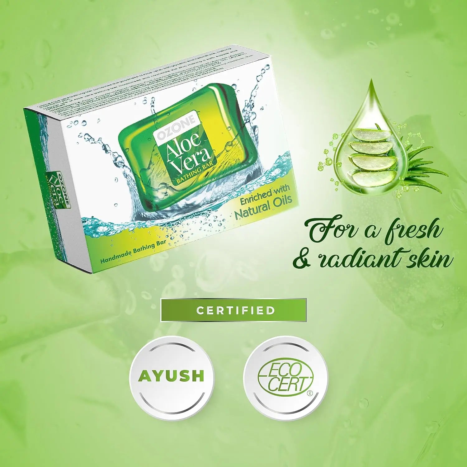 Ozone Aloe Vera Bathing Bar