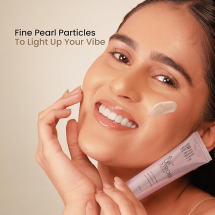 Swiss Beauty Glow Up Strobe Cream | Dewy Radiance | Hydrating | Versatile Use | With Jojoba Oil | For All Skin Types | 30ml