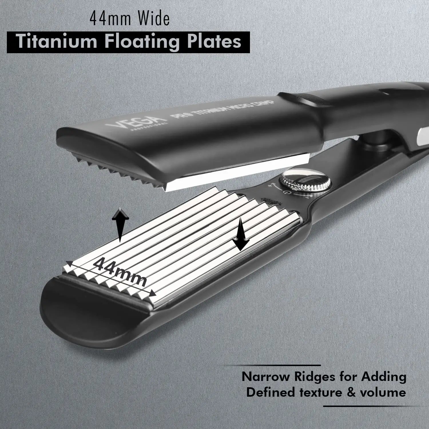 Vega Professional Pro Titanium Hair Crimper - 44mm Wide