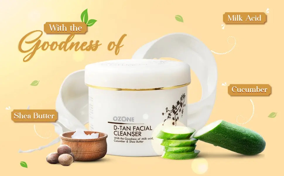 Ozone D-Tan Facial Cleanser - Deep Cleansing Formula
