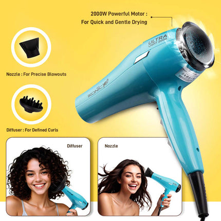 Ikonic Me Ultralight 2000 Hair Dryer Orange 3