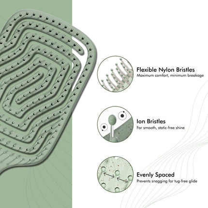 Ikonic Me Eco Labyrinth Paddle Brush 3