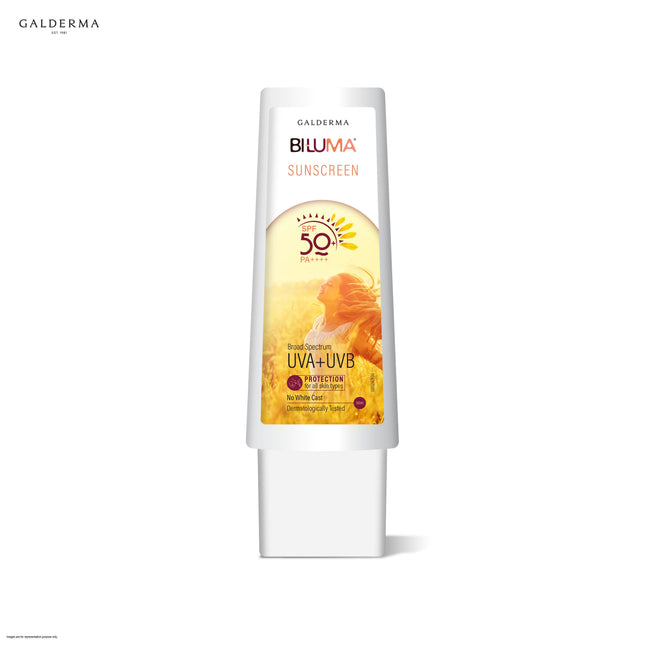 Biluma Sunscreen SPF 50+ 50ml front pack