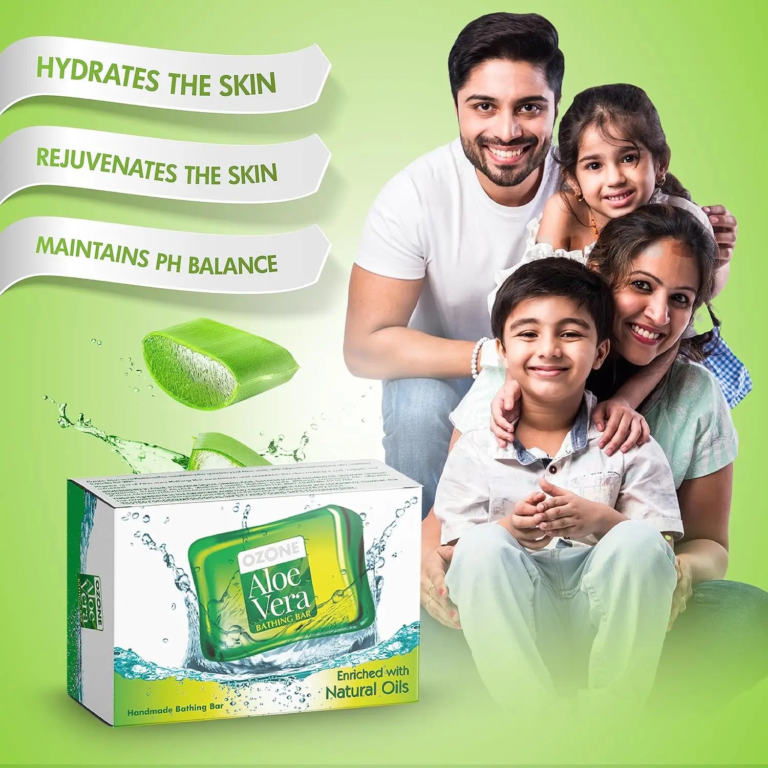 Ozone Aloe Vera Bathing Bar