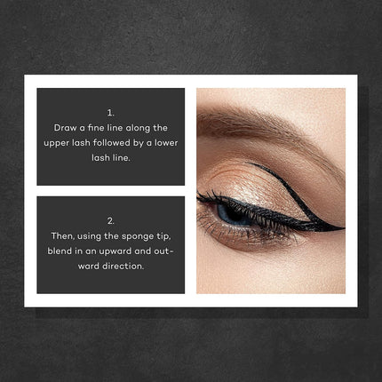 Packaging of Lenphor Sketch It Eye Liner, highlighting its waterproof and smudge-proof matte finish.