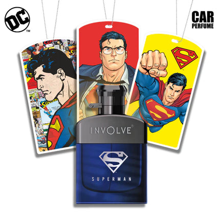 The Joker's Car Perfume Spray - 50ml, representing bold DC Comics merchandise as an exciting car air freshener.