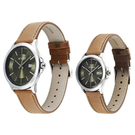 a couple of watches sitting next to each other