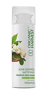 Organic Harvest Acne Control Mattifying Foaming Face Wash