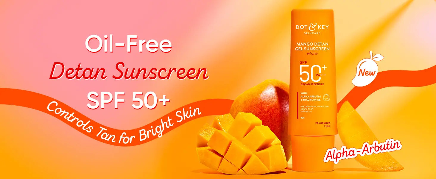 Mango Detan Gel Sunscreen SPF 50+ PA+++ | Oil-Free