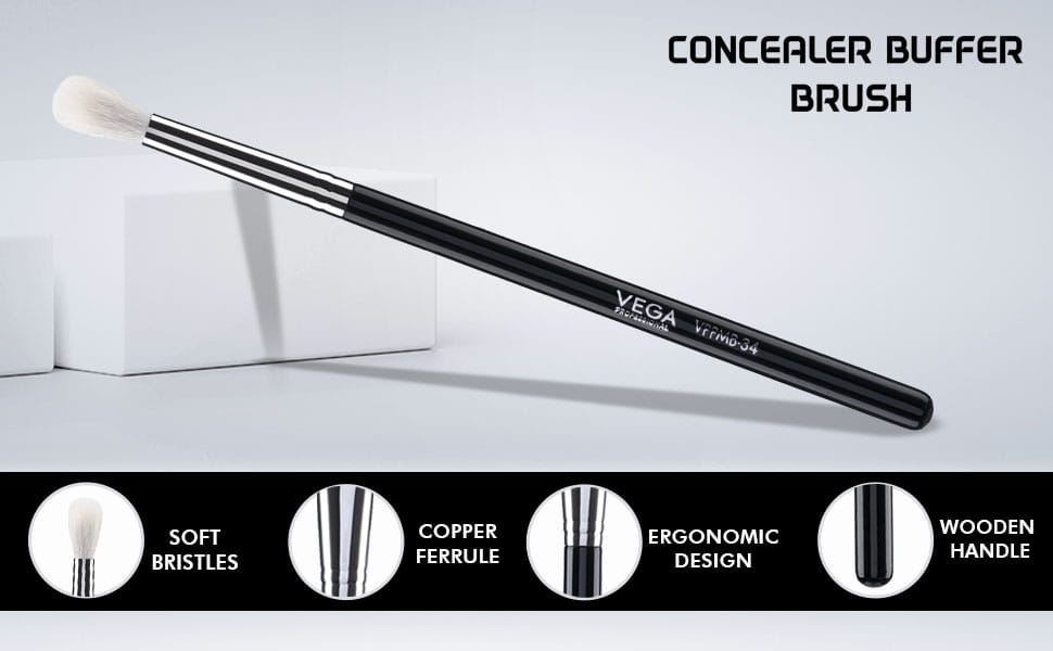 Vega Professional Concealer Buffer Brush - VPPMB-34: Dense