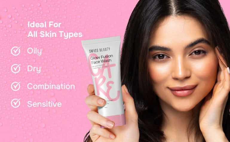 Swiss Beauty Care Glow Fusion Natural Glow Face Wash - Deep