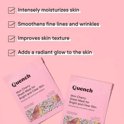 Before and after using Brightening & Skin Clarifying Sheet Mask with Cherry Blossom Radiance - 25 ML, demonstrating the transformation with this cherry blossom sheet mask.