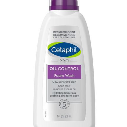 Cetaphil PRO Oil Control Foam Face Wash 236ml front of pack