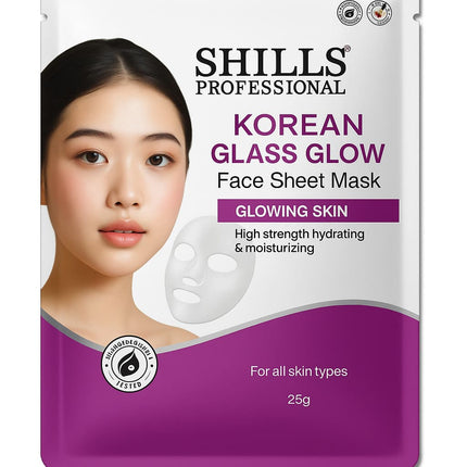 SHILLS professional facial mask in spa setting enhancing relaxation and skincare.