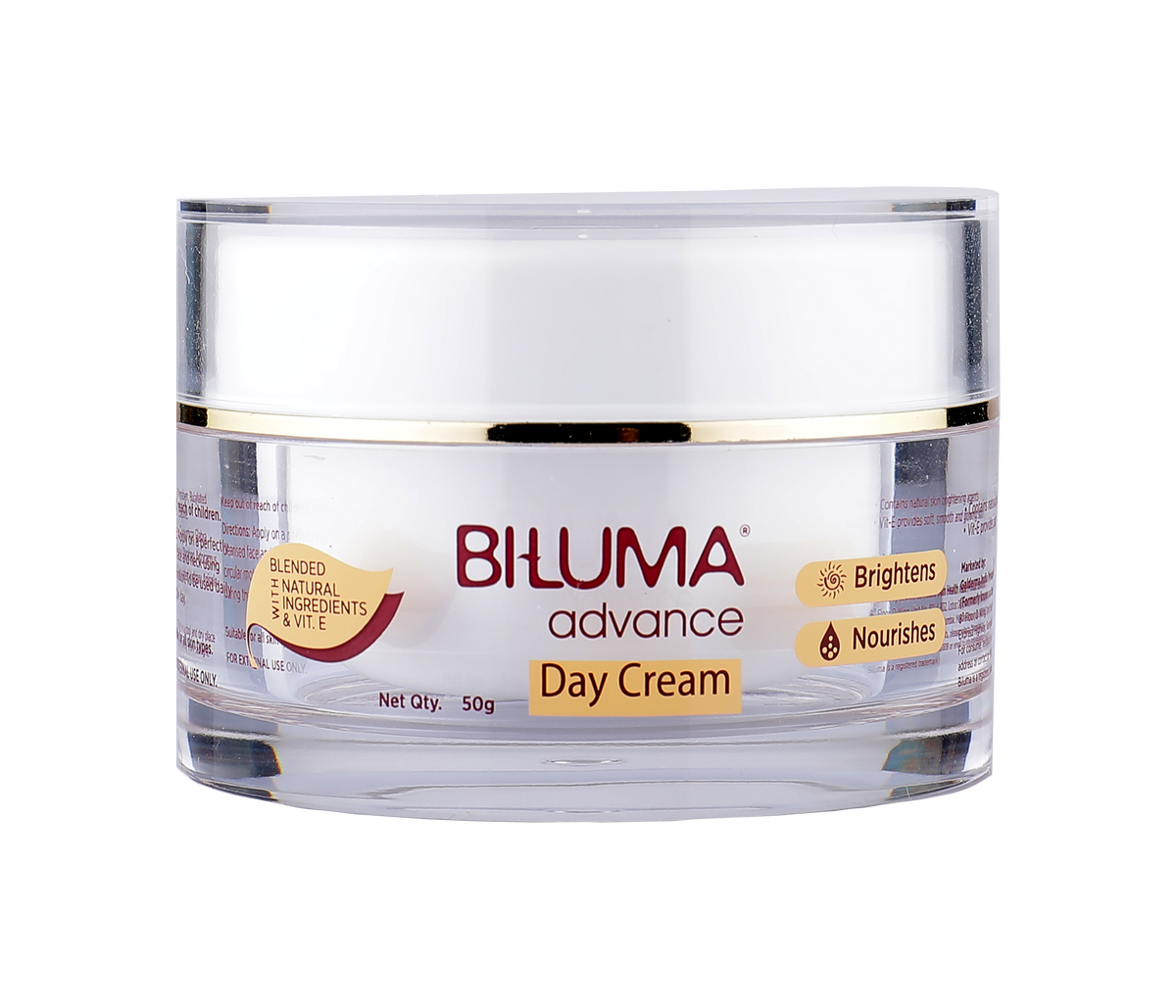 Biluma Advance Day Cream 50g front pack
