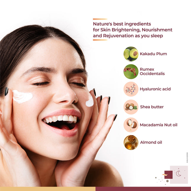 Biluma Advance Night Cream 50g pack details