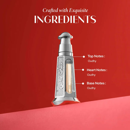 Musk Khas Non-Alcoholic Attar 3 ML for Unisex by AJMAL, promoting its deep musky scent as a premium musk fragrance oil.